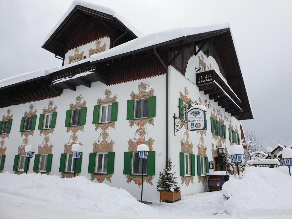 Ferienwohnungen im Gasthof Stern Unterammergau Exterior foto