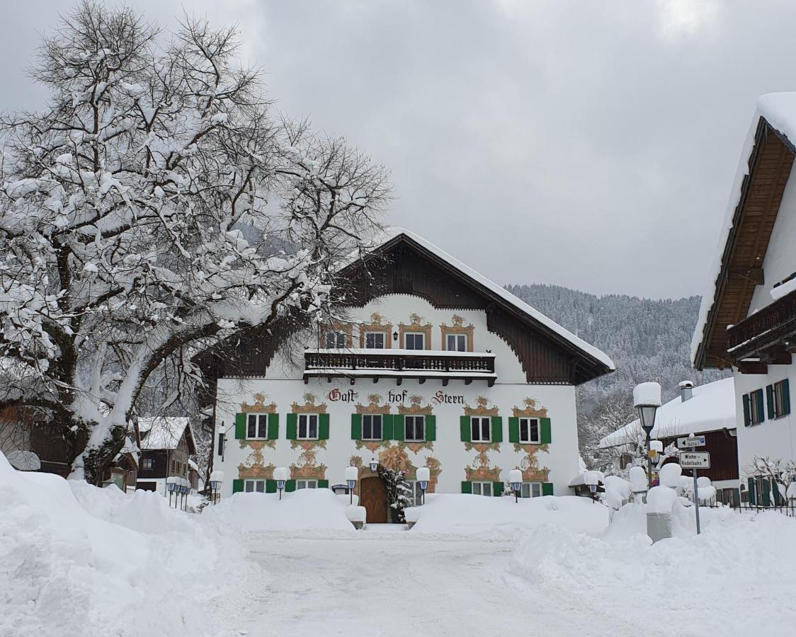 Ferienwohnungen im Gasthof Stern Unterammergau Exterior foto