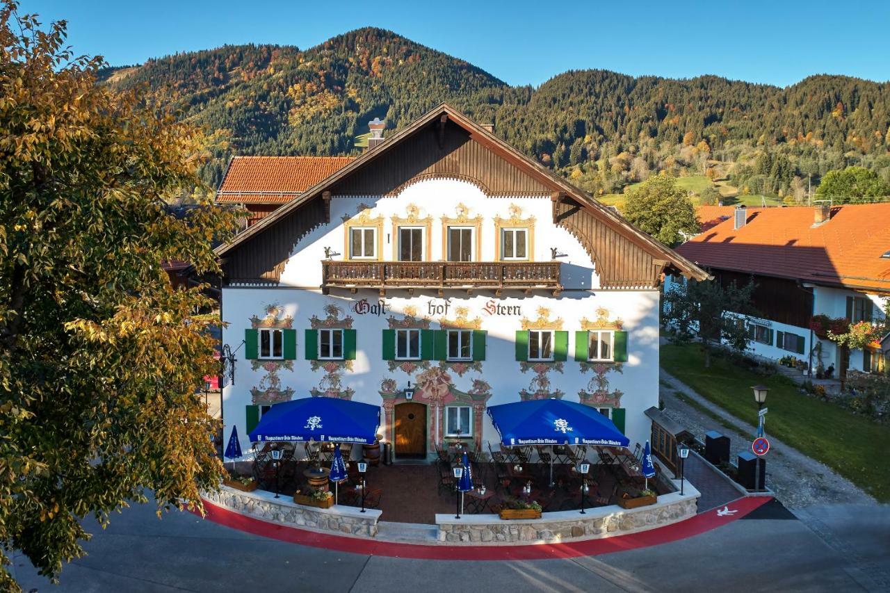 Ferienwohnungen im Gasthof Stern Unterammergau Exterior foto